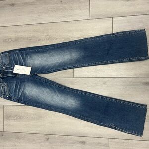 Denim Blue Straight Leg Women's Jeans